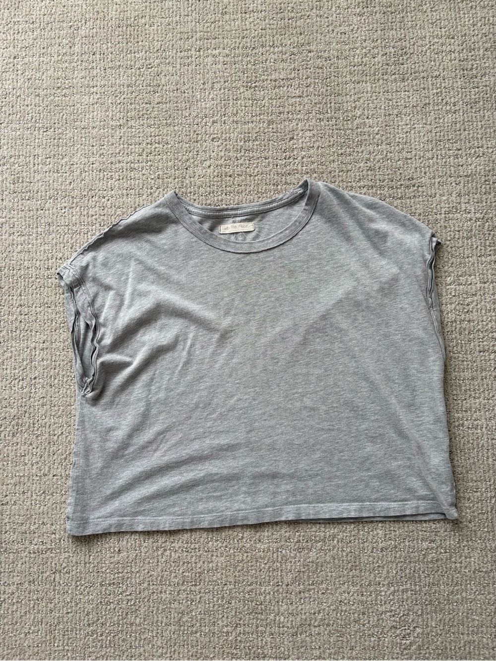 Casual Women's Gray Boxy Tee